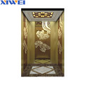 Customized Hairline Stainless Steel Door 630kg Passenger Residential Elevator Lift